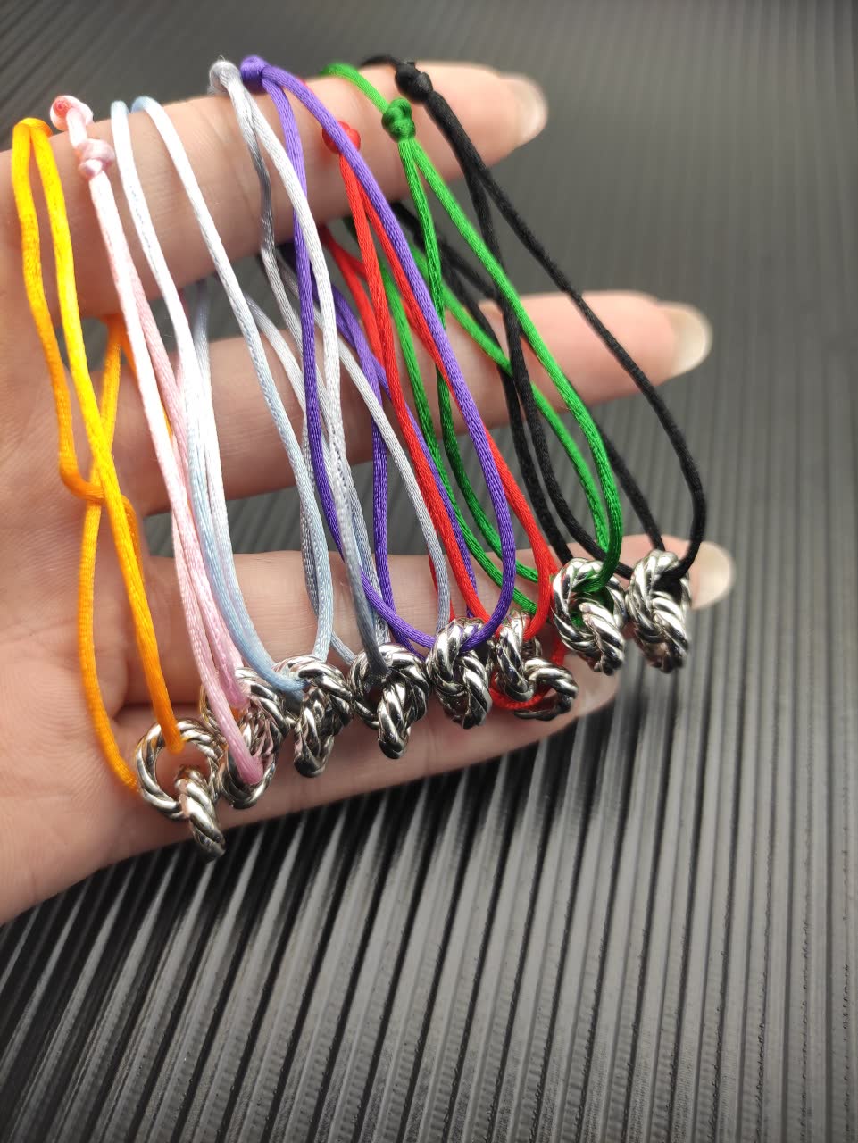 David Yurman Colorful Rope Charm Bracelets